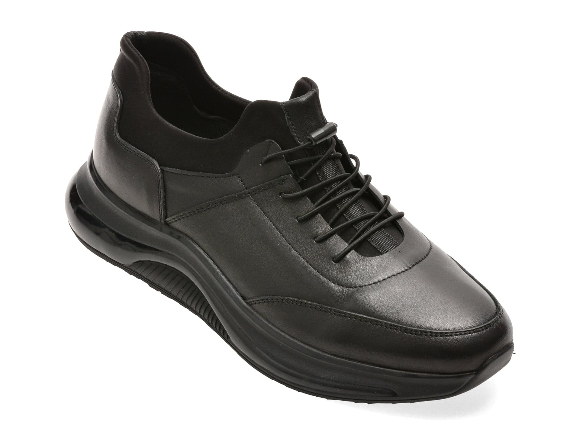 Pantofi sport GRYXX negri, ALM6500, din piele naturala