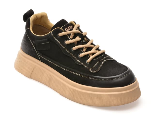 Pantofi sport GRYXX negri, 2090, din nabuc