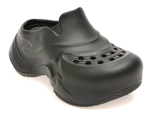 Papuci GRYXX negri, E257, din pvc