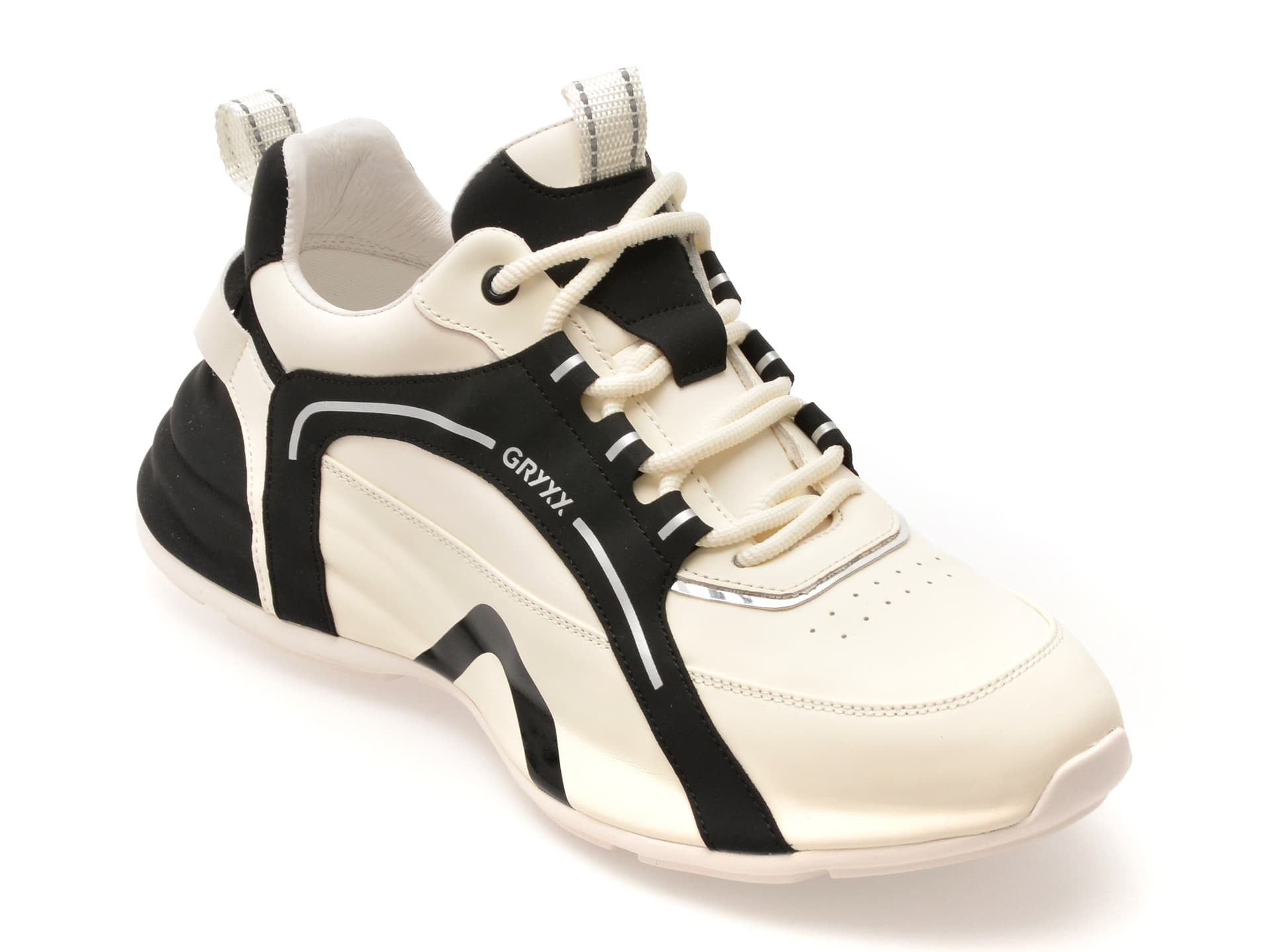Pantofi sport GRYXX albi, 917019, din piele naturala