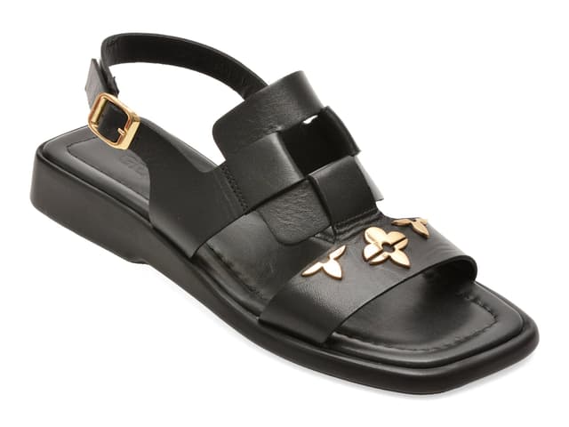 Sandale GRYXX negre, 1766340, din piele naturala