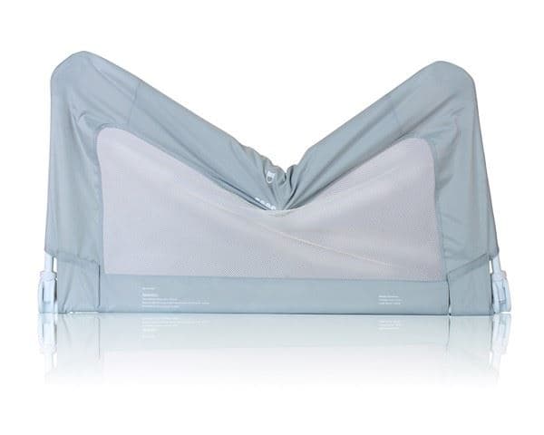 Bariera mobila de protectie pat pentru bebelusi Reer ByMySide 100x50 cm