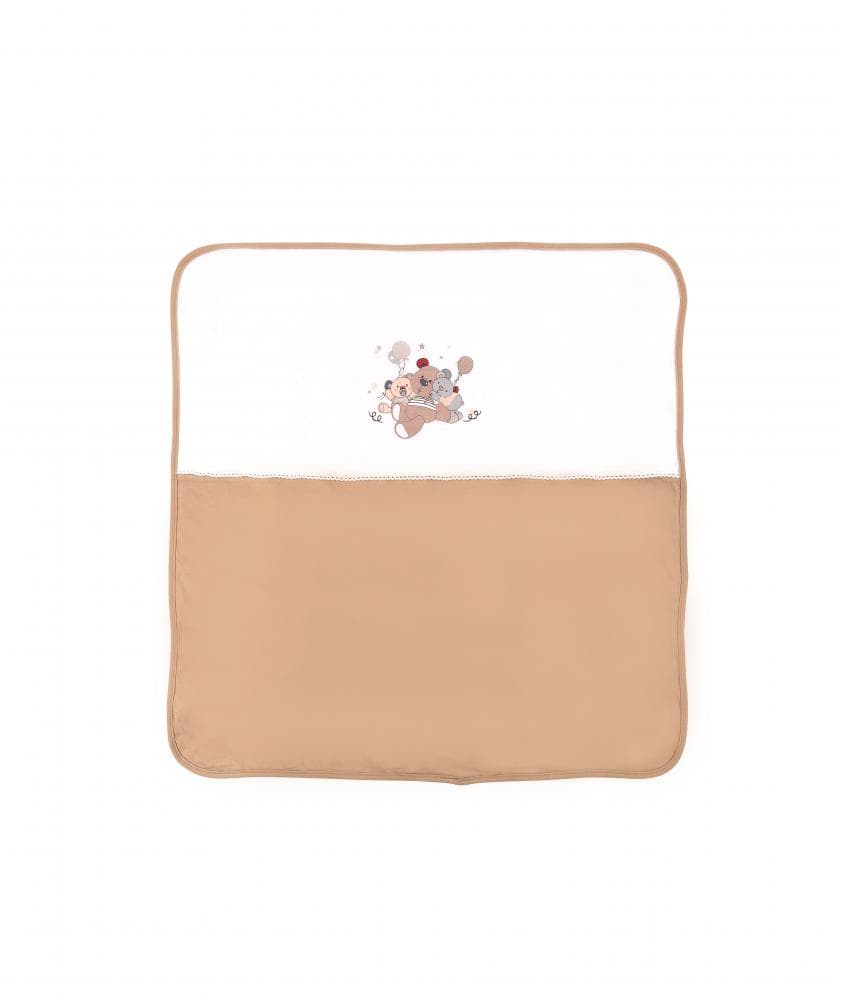 Patura bumbac bebe 90x90 cm Za Za Caffee Latte