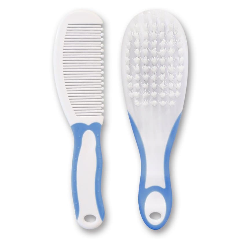 Set pieptan cu perie blue