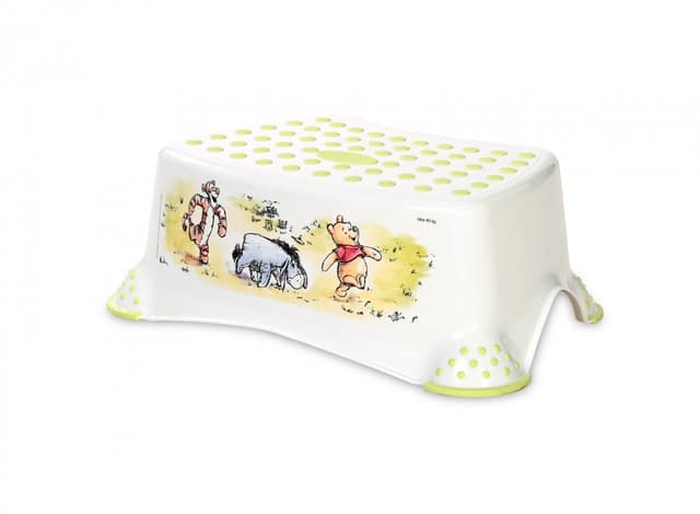Inaltator pentru baie antiderapant Disney Pooh Friends White