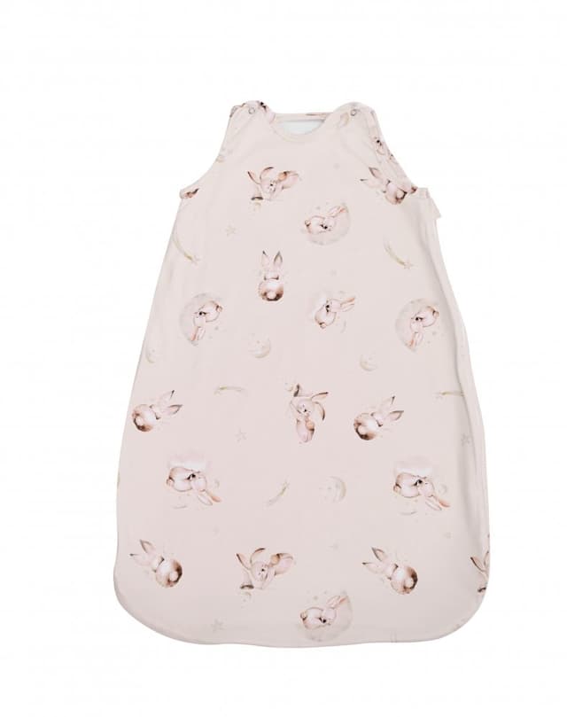 Sac de dormit de vara 95 cm bumbac ranforce bunnies beige