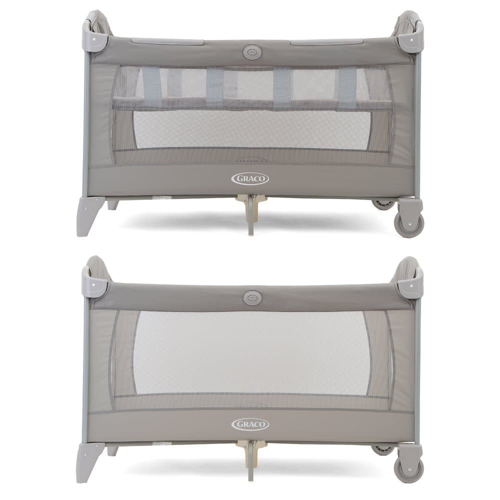 Patut Graco Roll a Bed Paloma cu etaj superior detasabil, pliabil, roti, geanta de transport