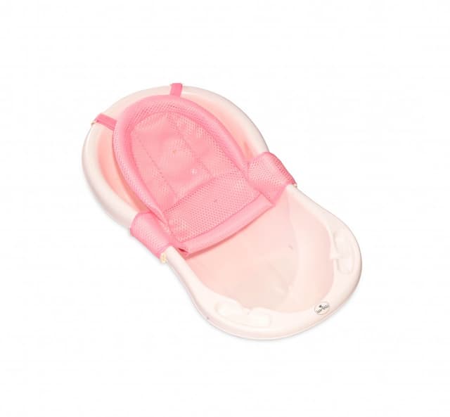 Suport tip hamac pentru cadita 0 luni+ Froggy pink