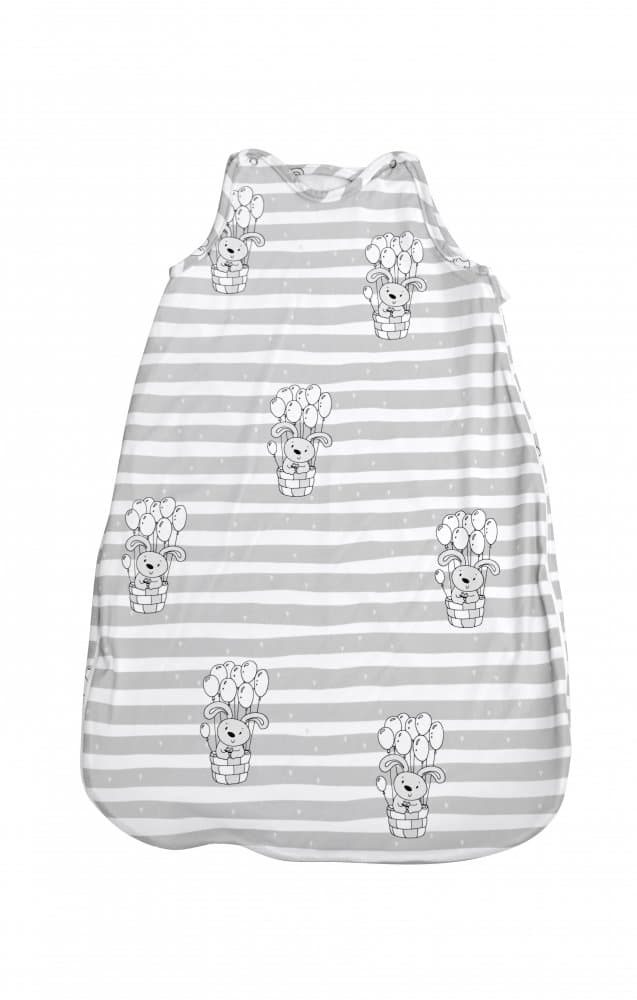 Sac de dormit de vara 95 cm bumbac ranforce rabbit baloons