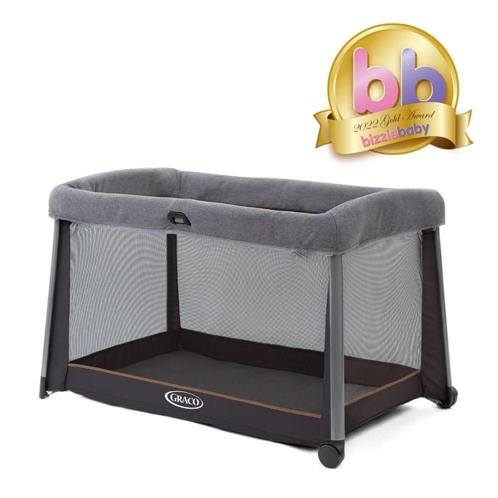 Patut Graco FoldLite Shadow pliabil, roti, geanta de transport
