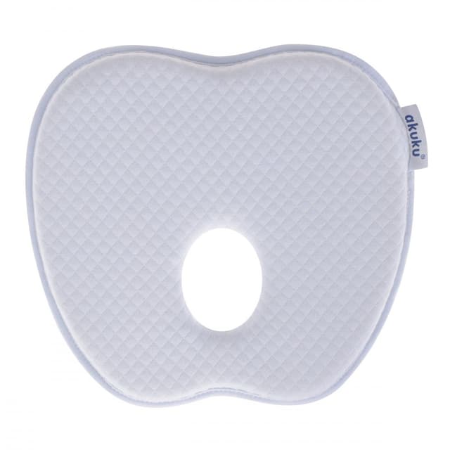 Perna ergonomica pentru nou nascuti Akuku Ortopedic Newborn,protejeaza forma naturala a capului,utilizare patutcarucior,previne aplatizarea capului,dimensiune 24x23x3 cm
