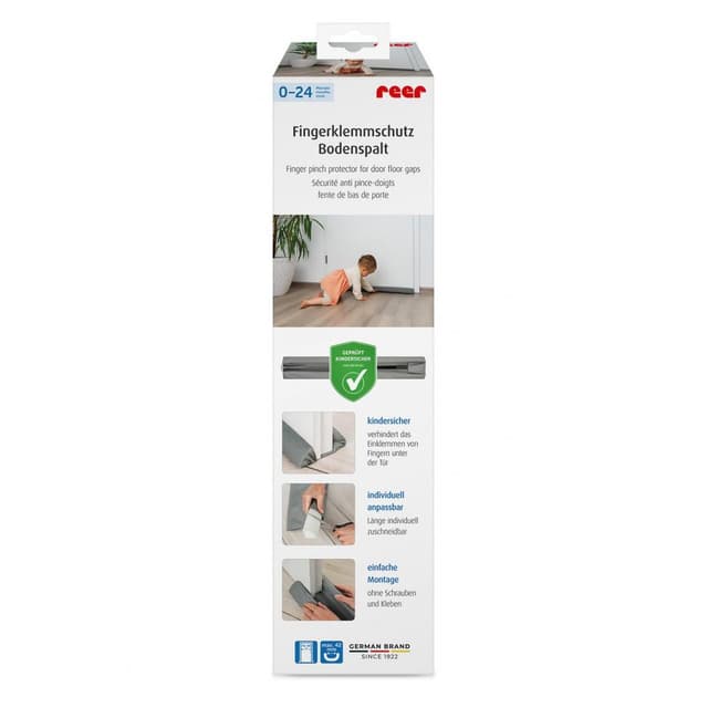 Protectie impotriva prinderii degetelor sub usa gri Reer