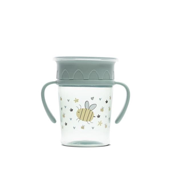 Cana de tranzitie Lorelli All Around Cup Iceberg Green 360 grade, 270 ml, 12 luni+