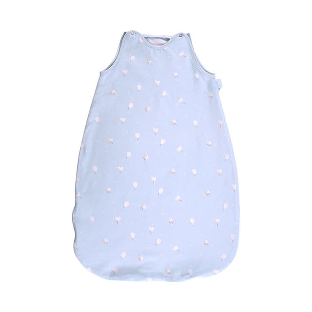 Sac de dormit de vara 95 cm 18-24 luni bumbac ranforce Train Blue