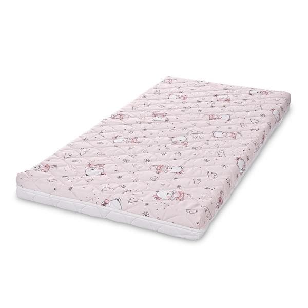 Saltea pentru patut 120x60x10 cm Lorelli Holiday Pink Ballerina Bear compozitie cocos spuma cocos