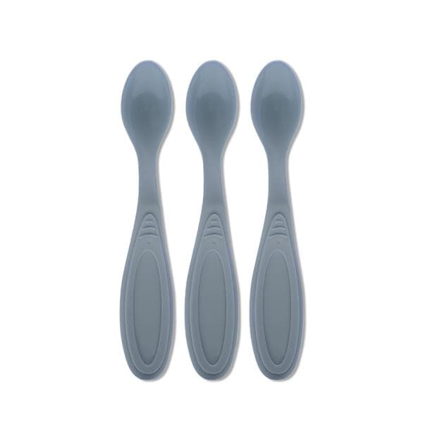 Set 3 lingurite Lorelli My Friend Cameo Blue margine rotunjita 6 luni+