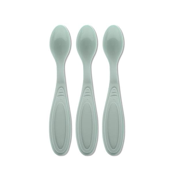 Set 3 lingurite Lorelli My Friend Iceberg Green margine rotunjita 6 luni+