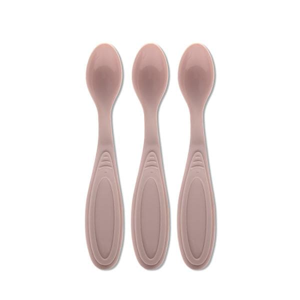 Set 3 lingurite Lorelli My Friend Mellow Rose margine rotunjita 6 luni+