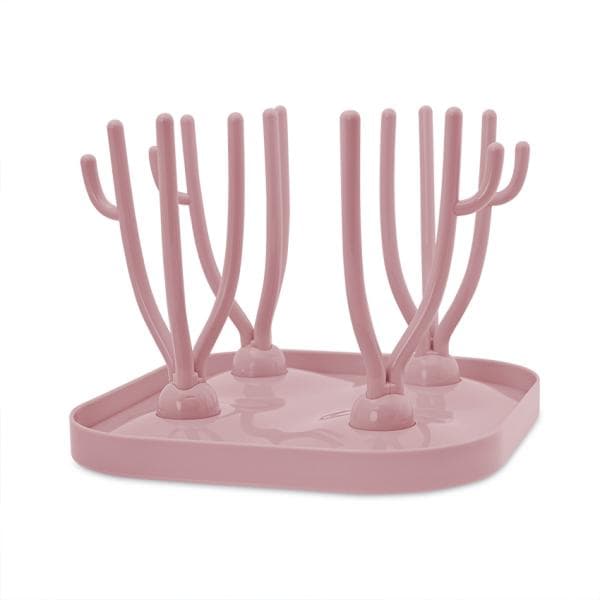 Suport pentru uscarea biberoanelor si accesoriilor Blush Pink