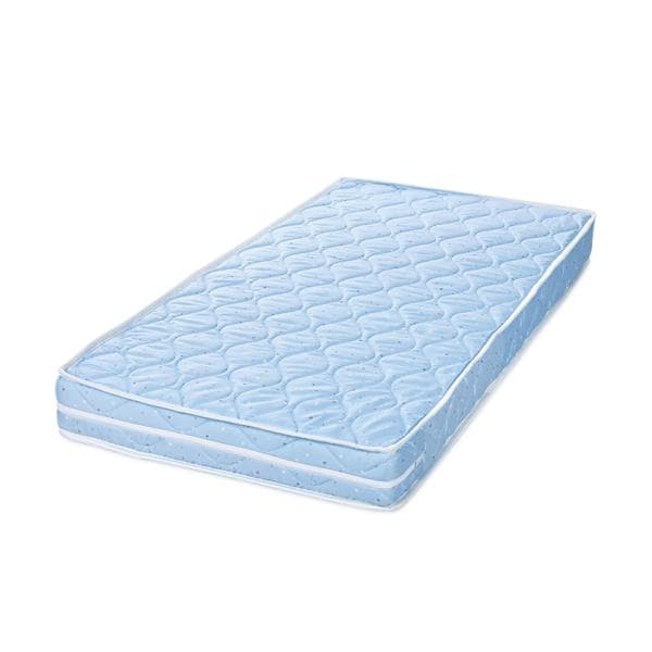 Saltea patut Lorelli Relax Blue Sky 120x60x10 cm din spuma elastica cu husa detasabila din bumbac
