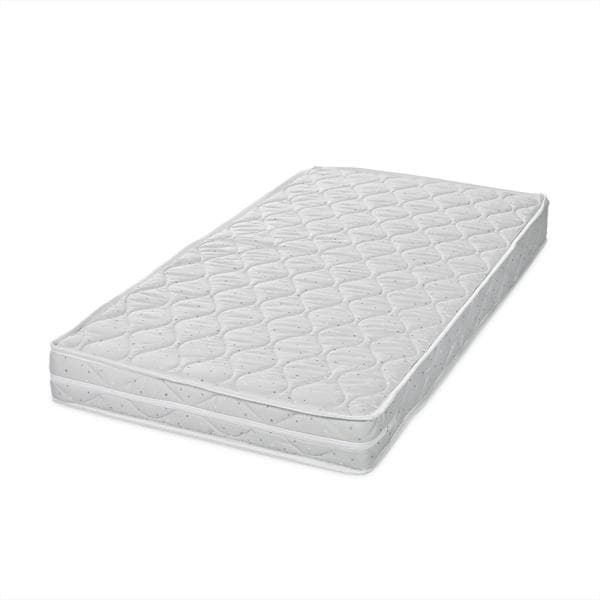 Saltea patut Lorelli Relax Grey Sky 120x60x10 cm din spuma elastica cu husa detasabila din bumbac