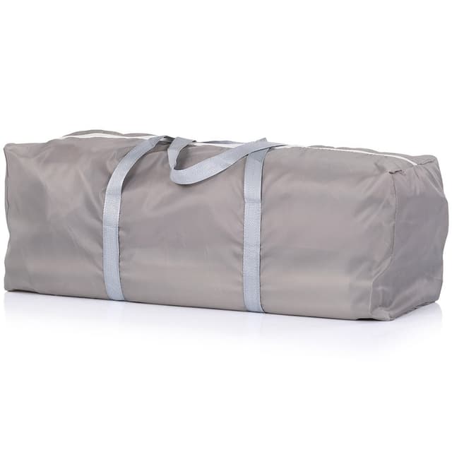 Tarc de joaca pentru copii 180x120 cm Chipolino Lotus Beige, 2 inele ajutatoare si usa cu fermoar