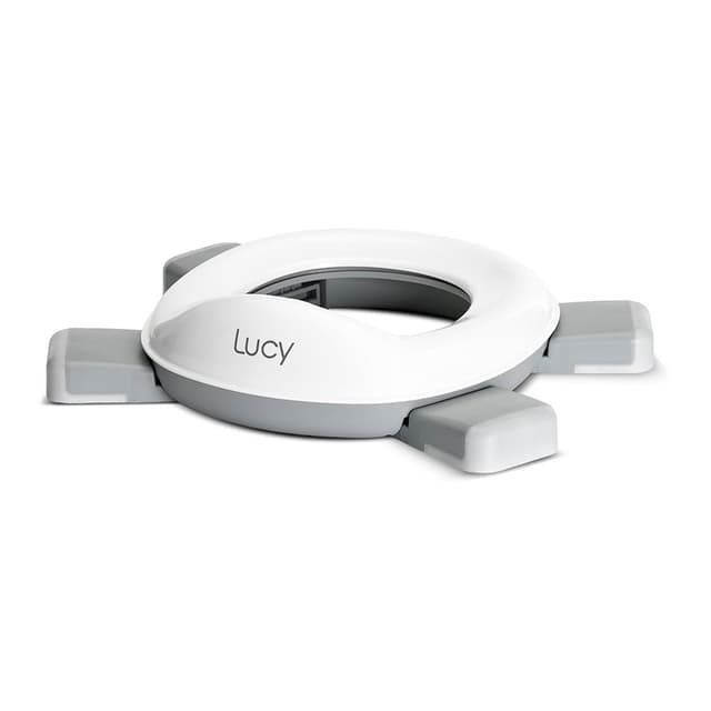 Olita pliabila de voiaj 2 in 1 Lucy Grey cu functie reductor WC, include geanta de transport si 20 saci de unica folosinta