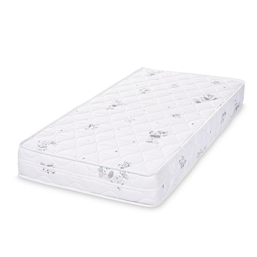 Saltea pentru patut Relax Green Giraffe din spuma elastica 140x70x12 cm