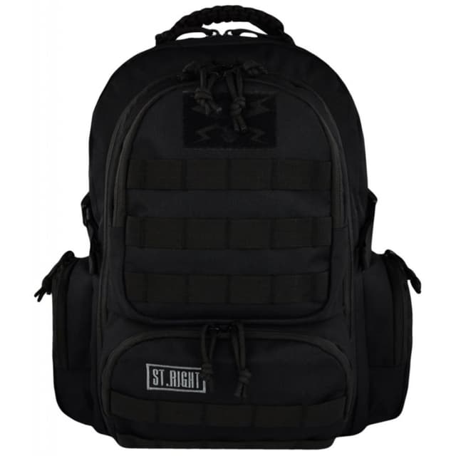 Ghiozdan St Majewski, St Right Military, Negru, 46 cm